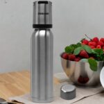 Lux Drinkmate Aqualine stainless steel 1L bottle