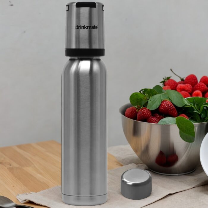 Lux Drinkmate Aqualine stainless steel 1L bottle